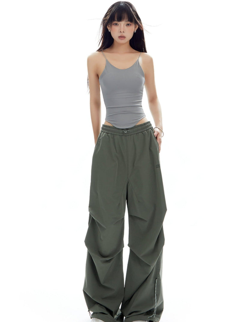 Mountaineering Loose Wide-leg Cargo Pants