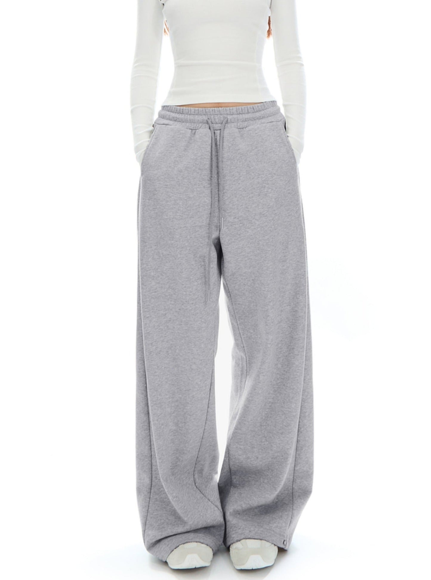Relaxed Wide-leg Sweatpants