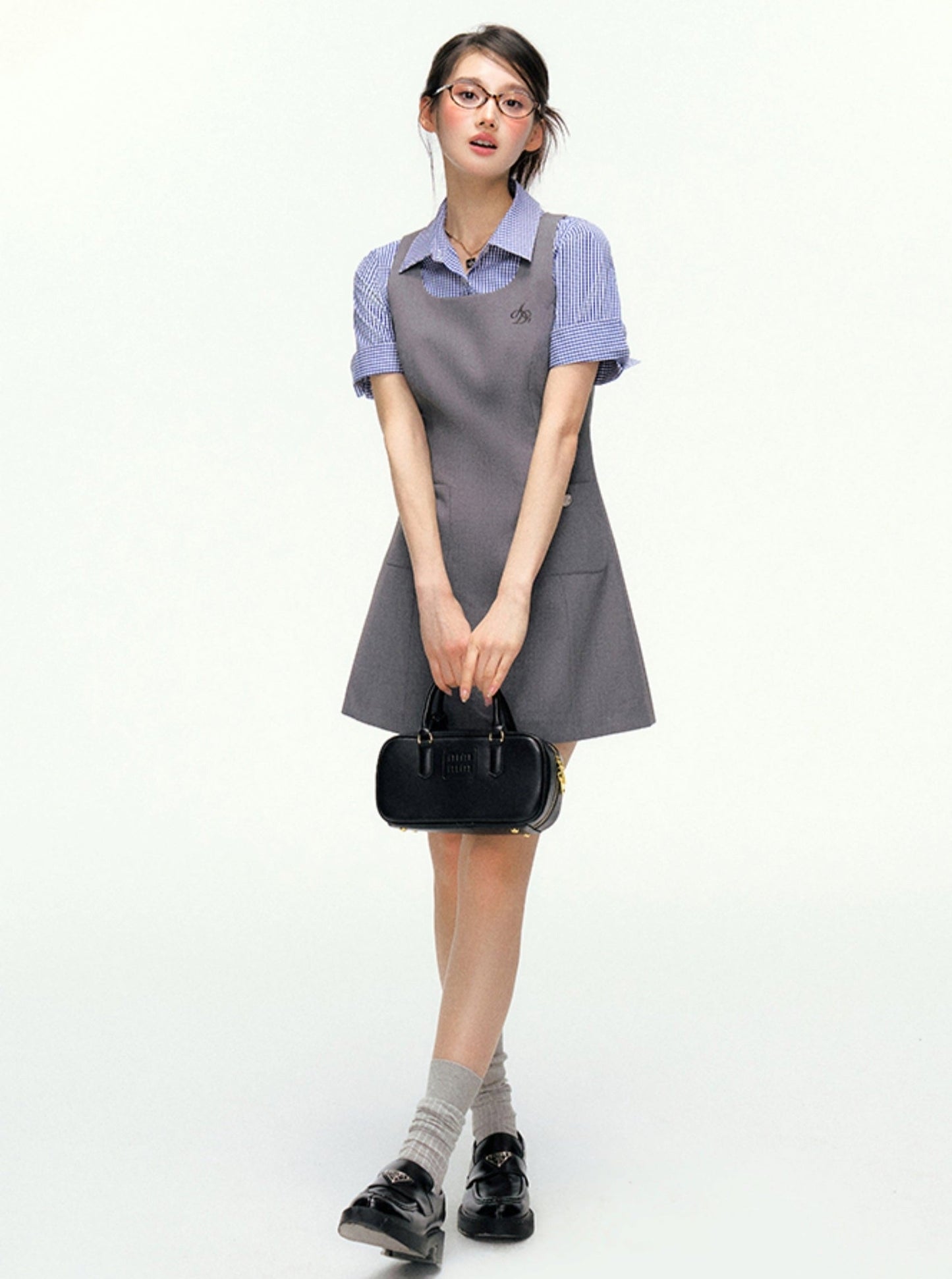 Sleeveless A-line Mini Dress - Sporty Pocket Detail Tank Tunic