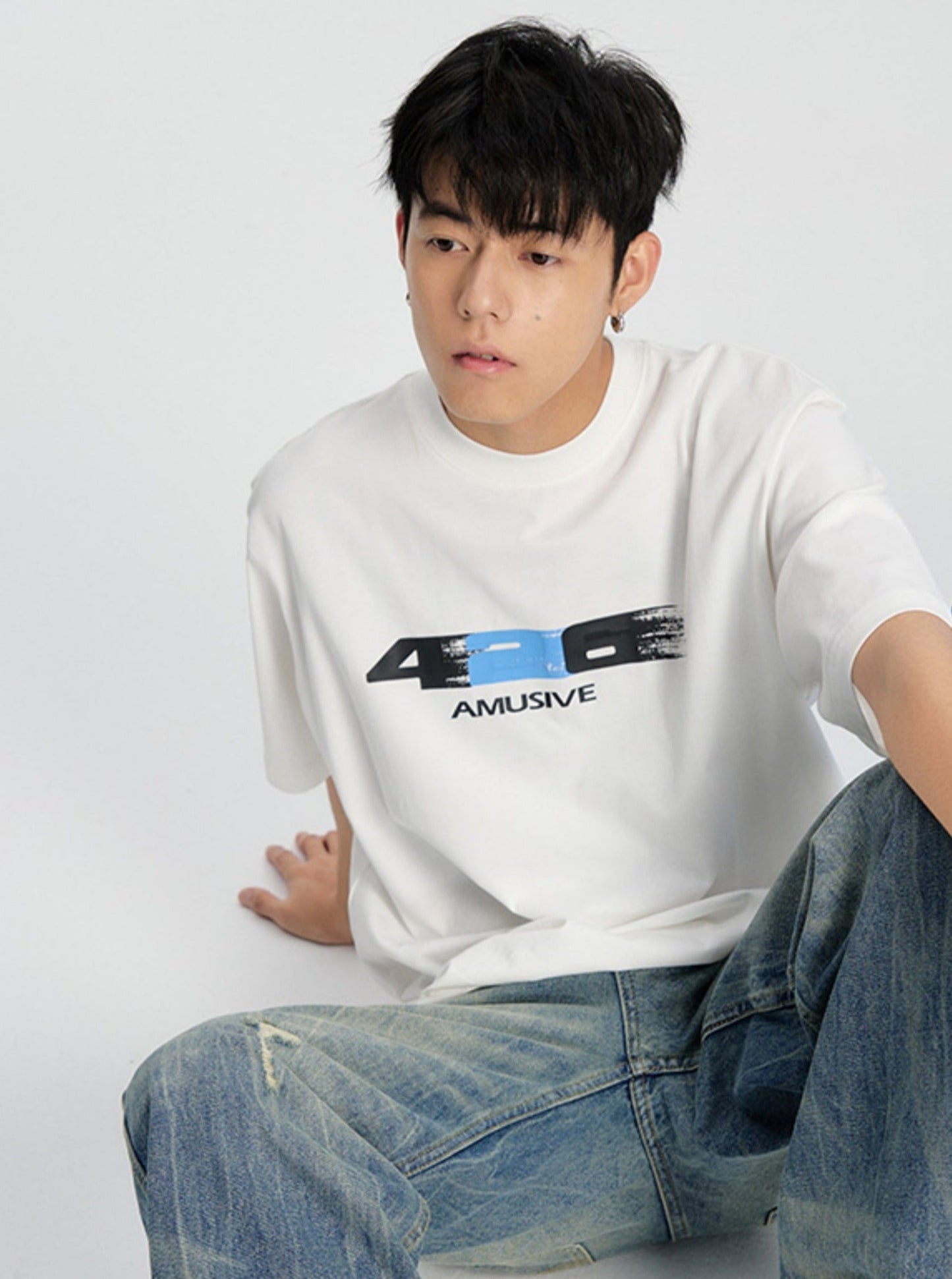 Hip Hop Bow T-shirt in National Tide