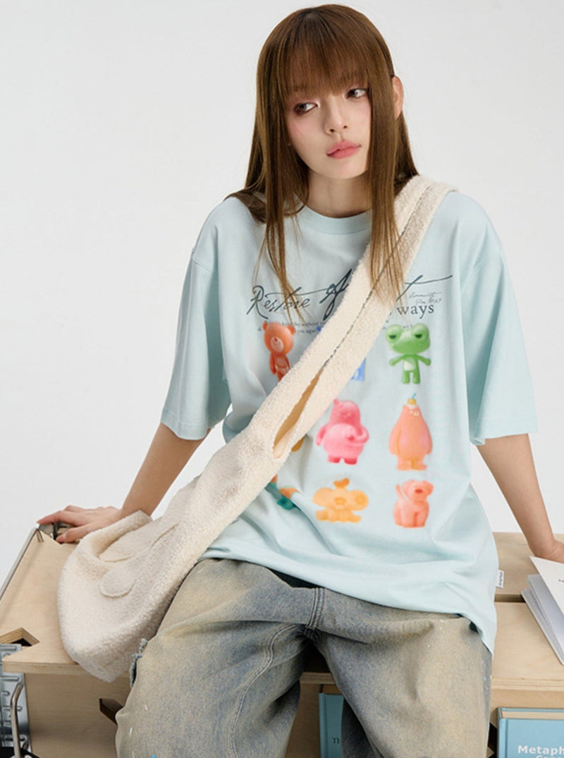 Gummies Print Summer T-shirt