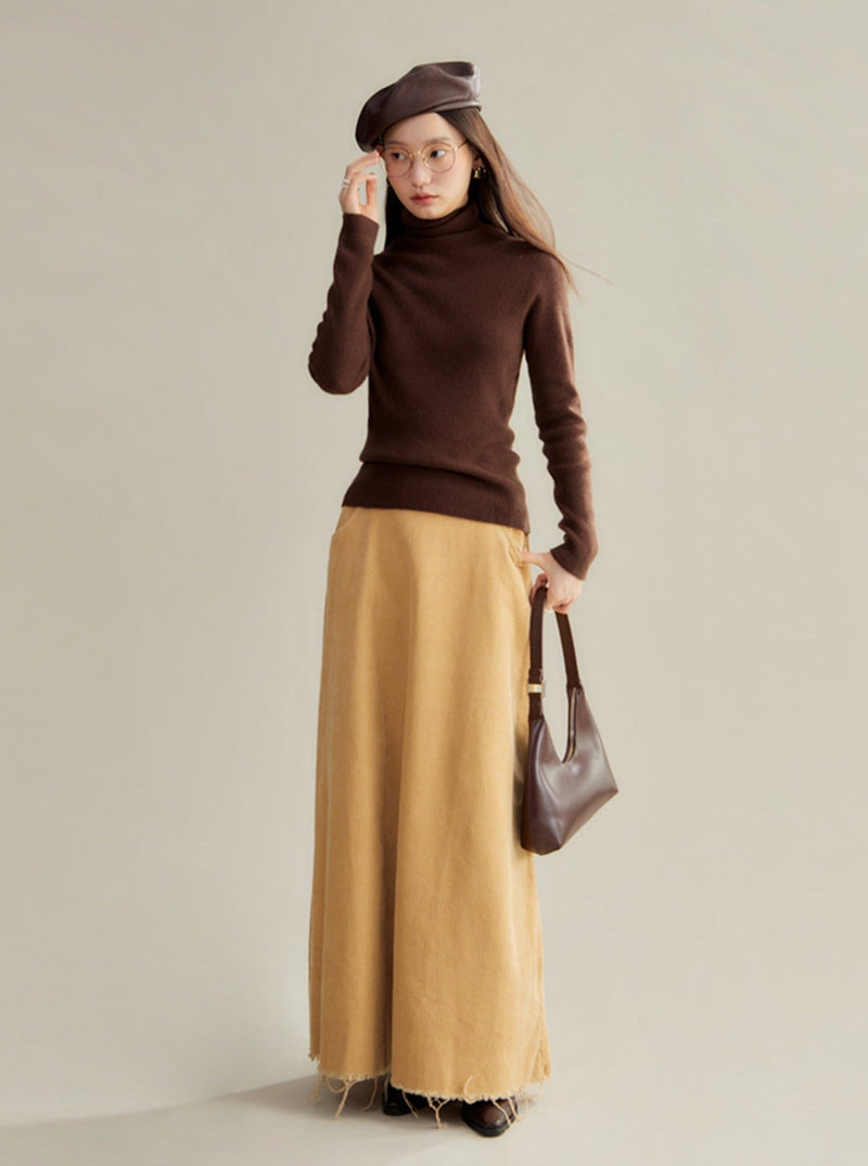 Classic French-inspired Turtleneck Sweater