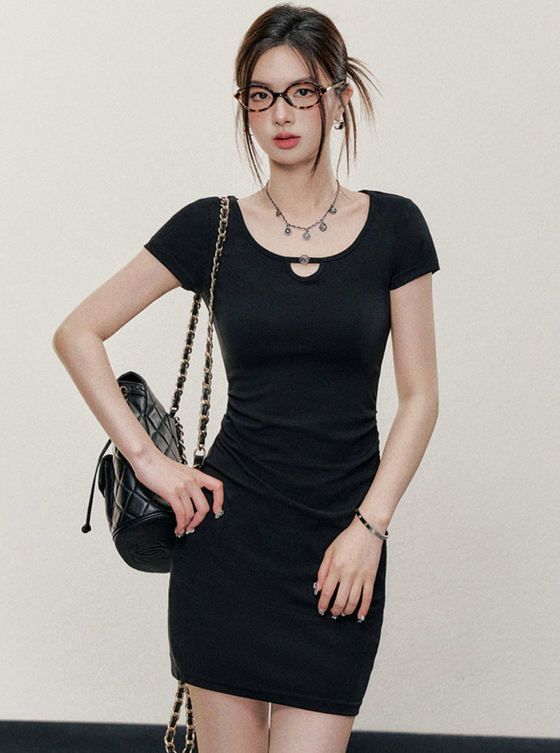 Sleek Simplicity T-shirt Dress