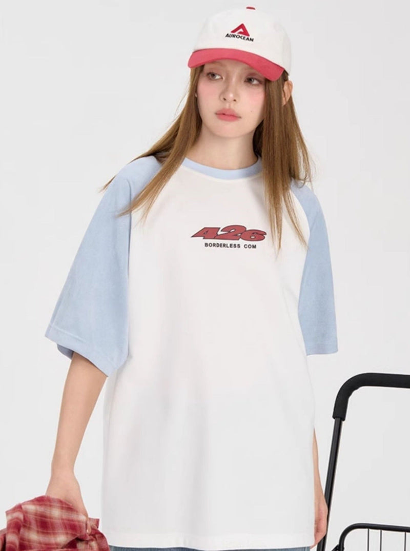 Summer T-shirt in Faux Suede Fabric