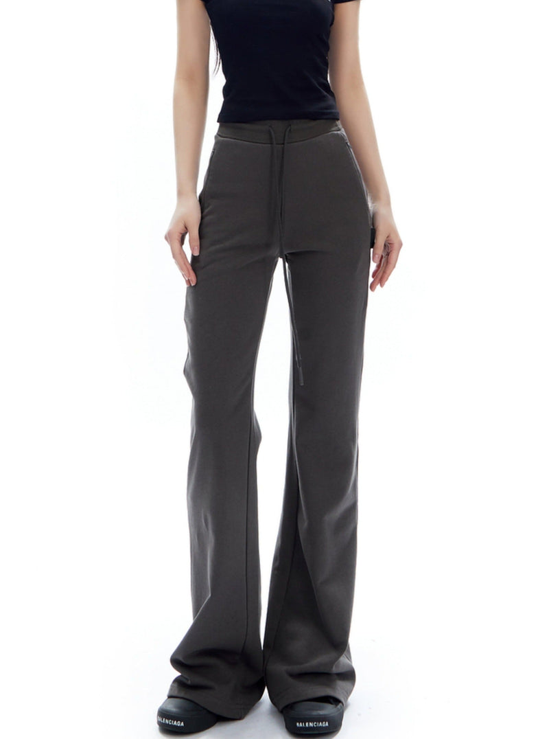 Wide-leg Drawstring Sweatpants