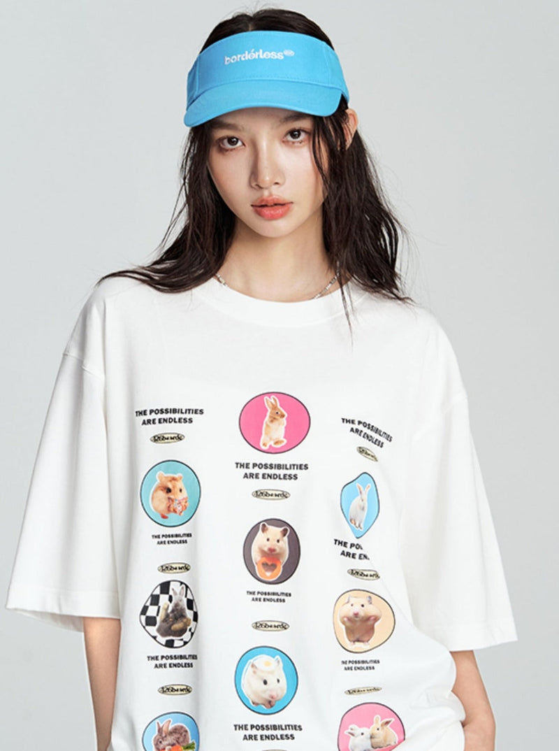 Retro Animal Print T-shirt