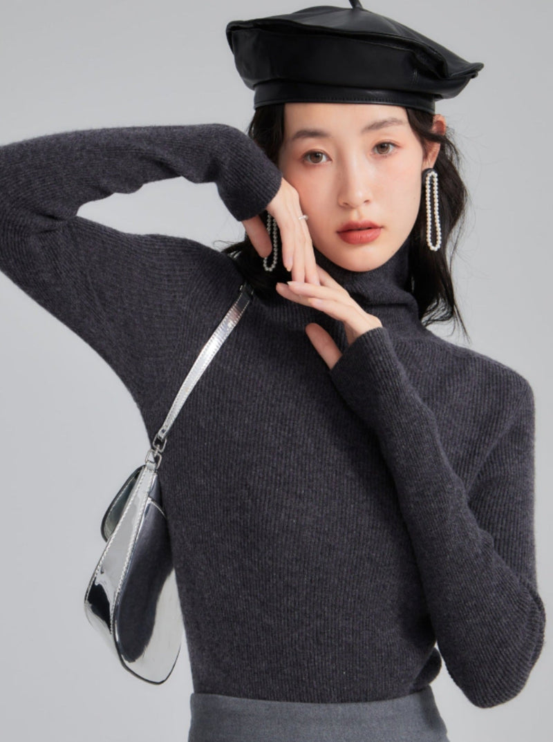 Classic French-inspired Turtleneck Sweater
