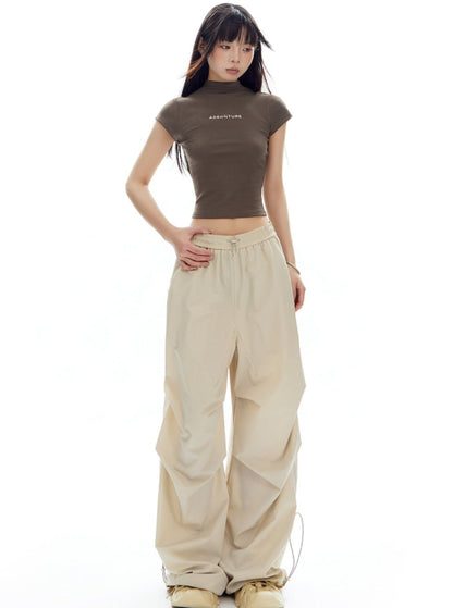 Mountaineering Loose Wide-leg Cargo Pants