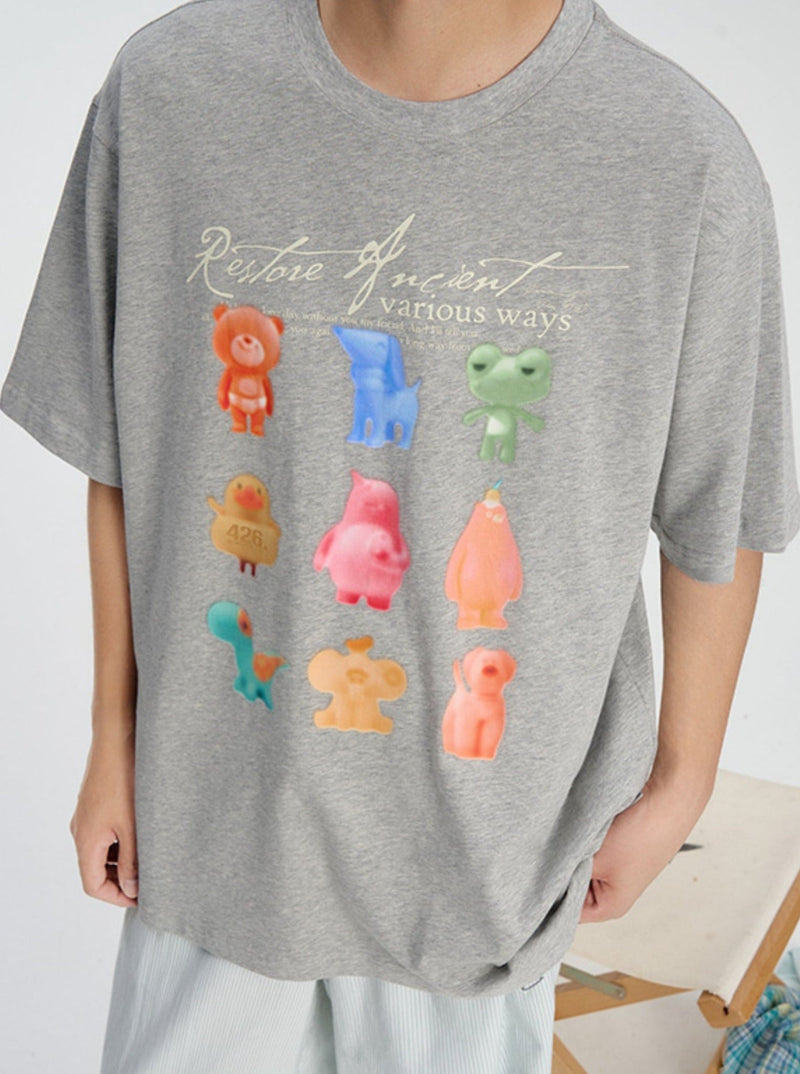 Gummies Print Summer T-shirt
