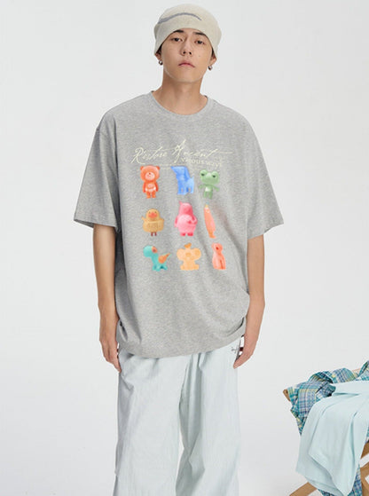 Gummies Print Summer T-shirt