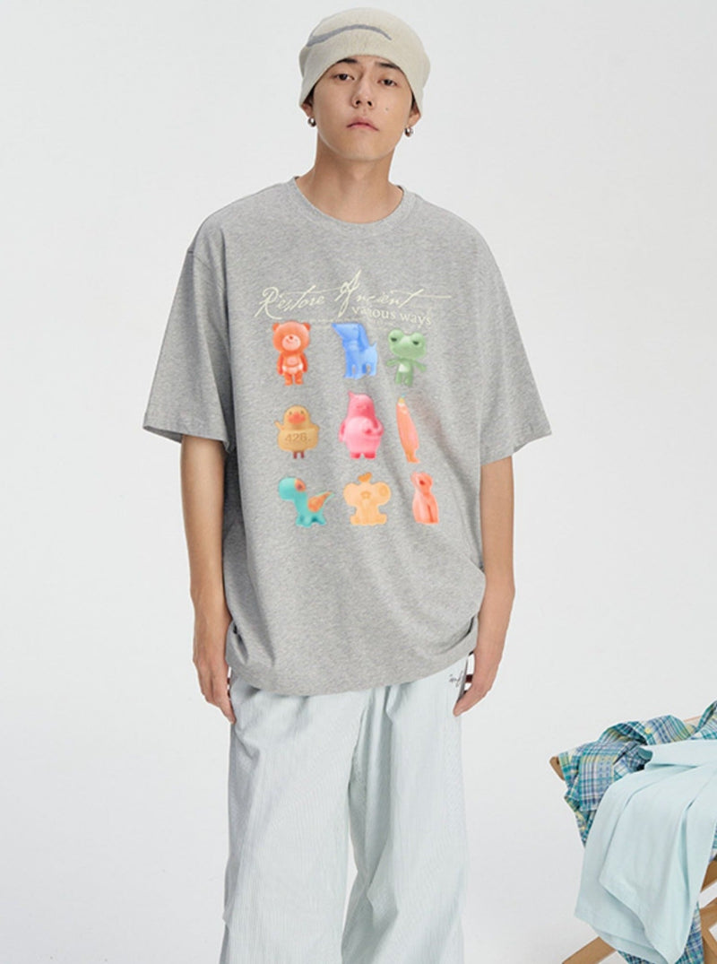 Gummies Print Summer T-shirt