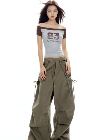 Urban Flow Wide-leg Cargo Pants