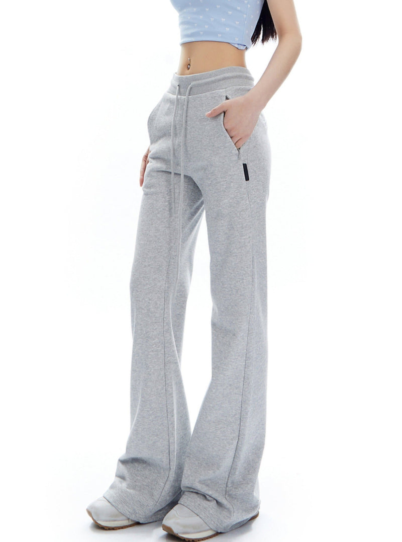 Wide-leg Drawstring Sweatpants