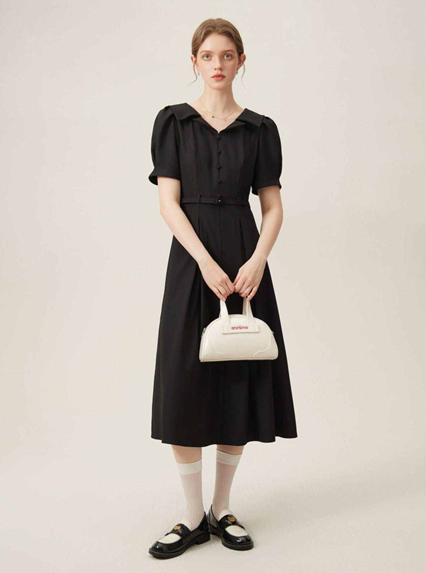 -inspired Silhouette Midi Dress