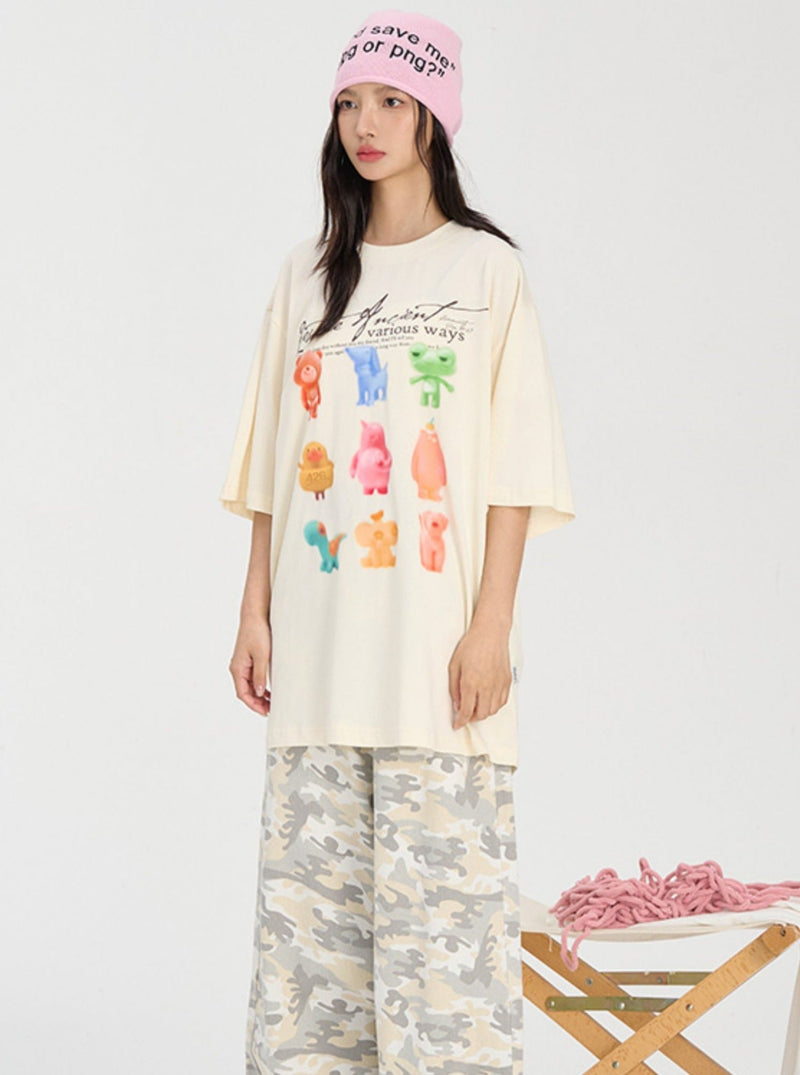 Gummies Print Summer T-shirt