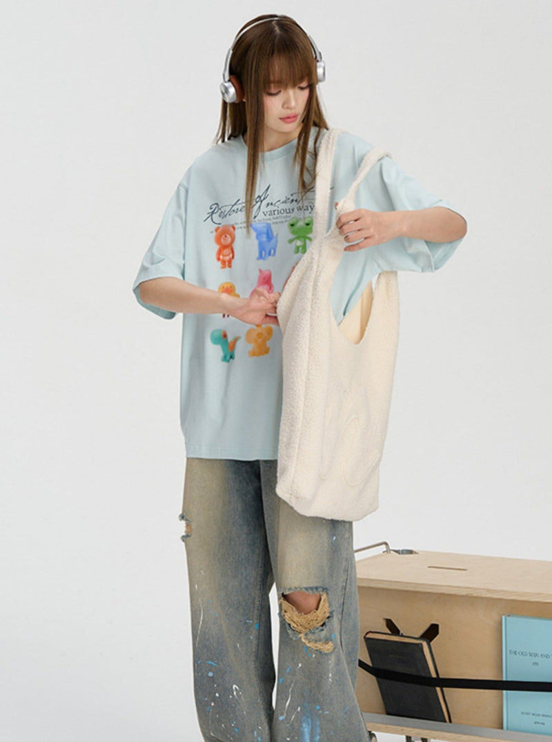 Gummies Print Summer T-shirt