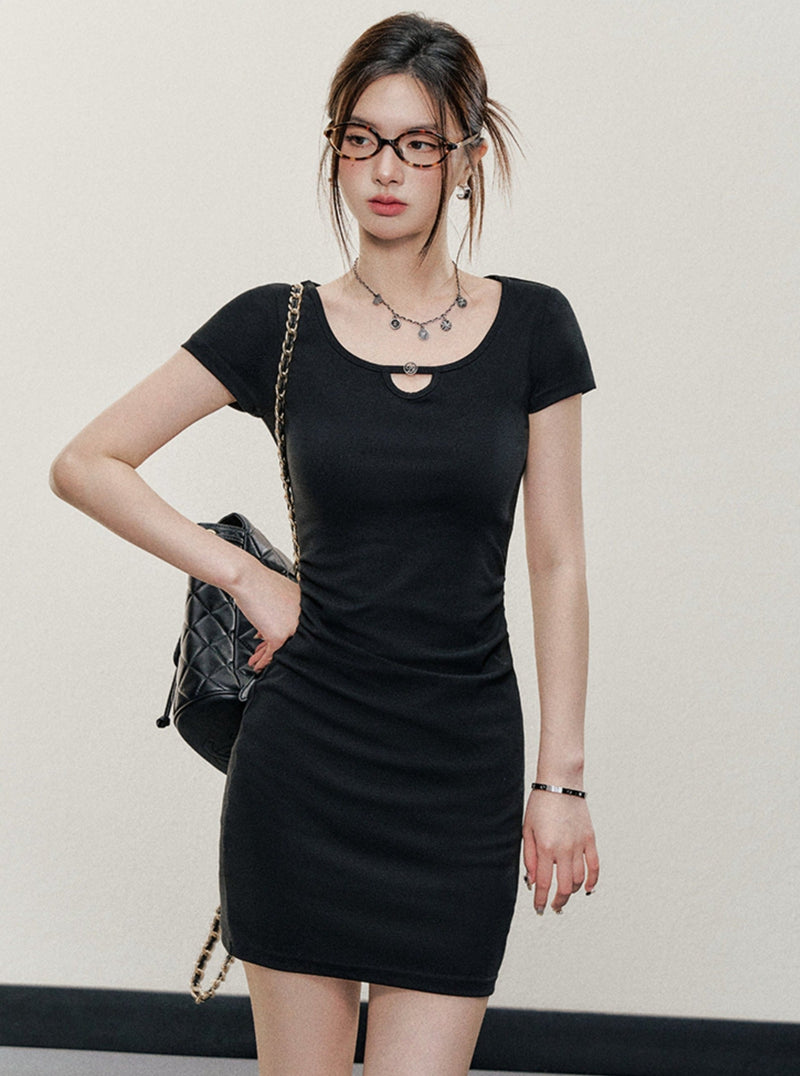 Sleek Simplicity T-shirt Dress