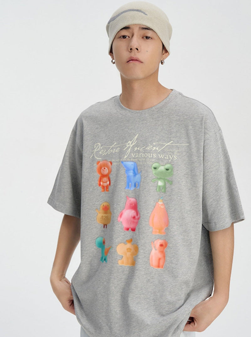 Gummies Print Summer T-shirt