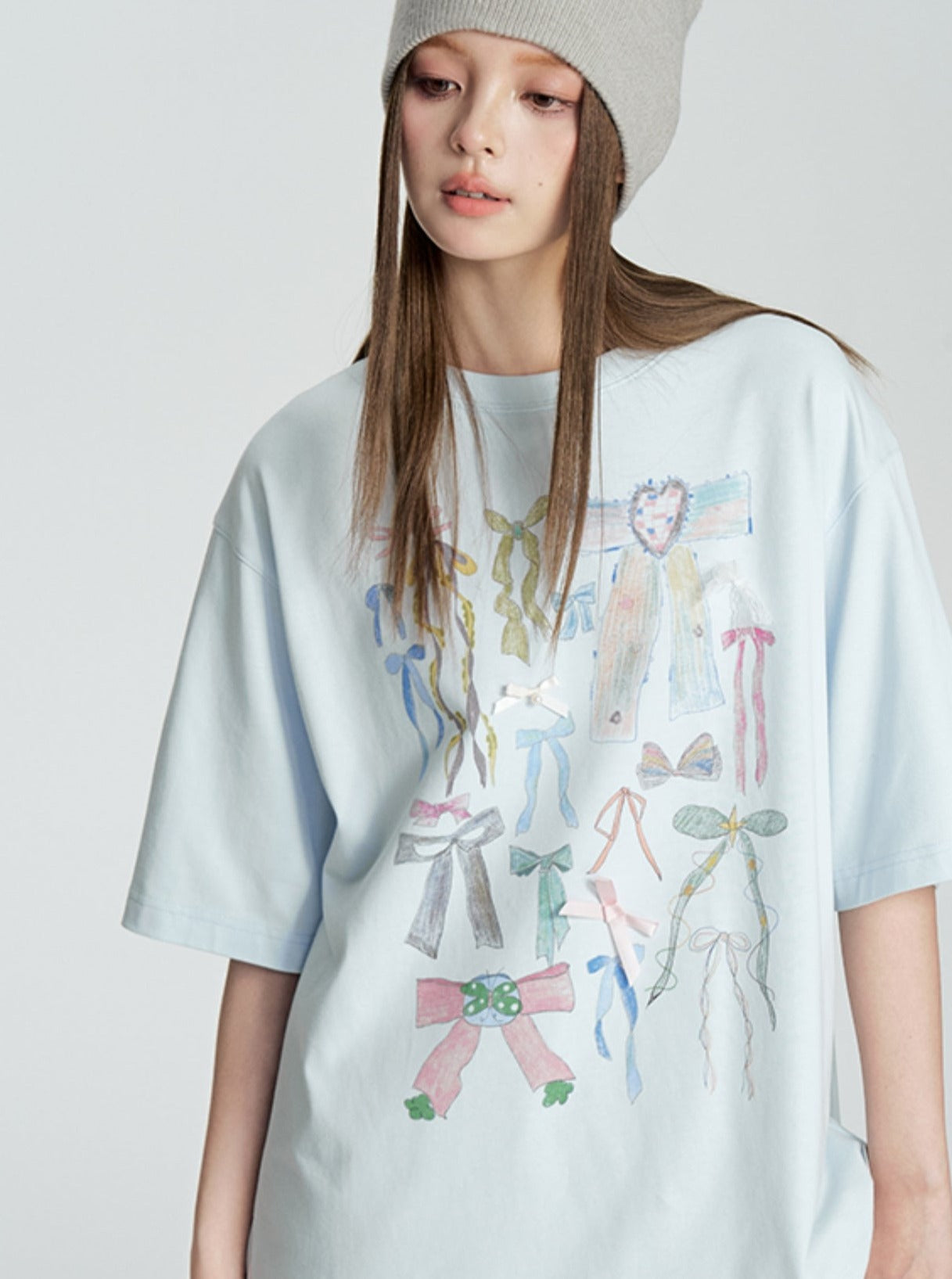 Short Sleeve T-shirt With Graffiti Design