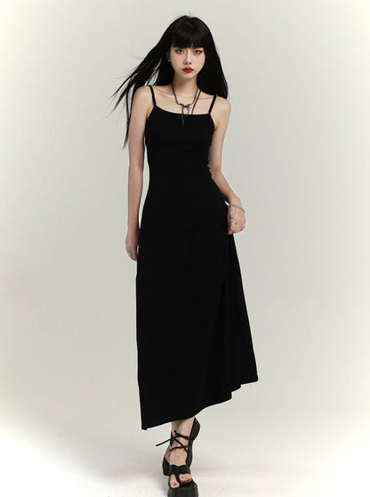 Slim Waist Hip-covering Slip Dress