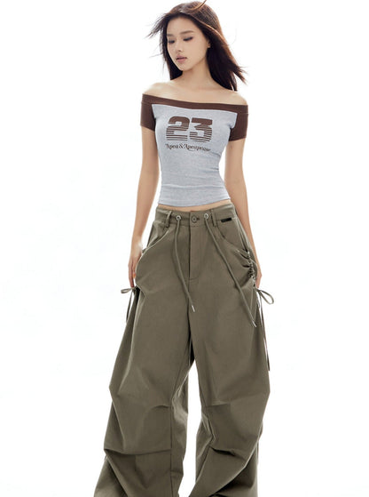 Urban Flow Wide-leg Cargo Pants