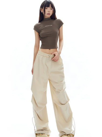Mountaineering Loose Wide-leg Cargo Pants