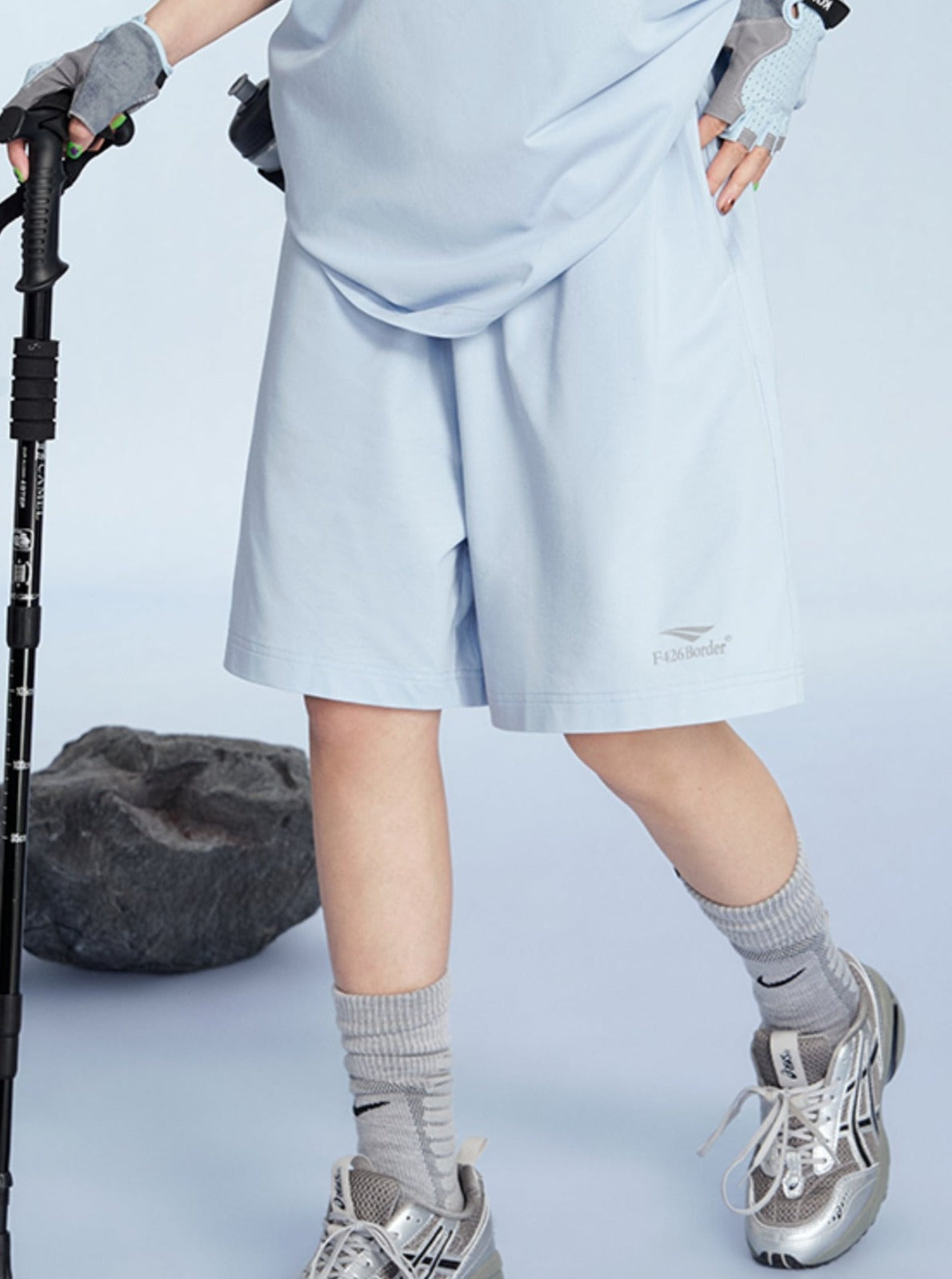 Hip-hop Pants With Small Logo Detail