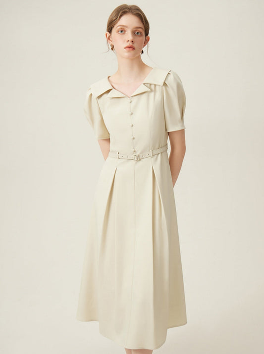 -inspired Silhouette Midi Dress