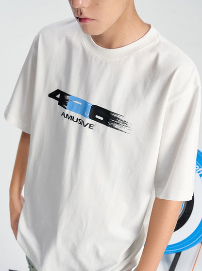 Hip Hop Bow T-shirt in National Tide