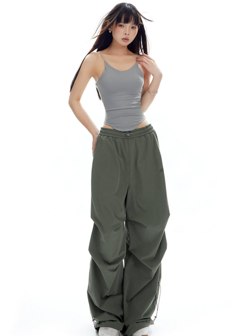 Mountaineering Loose Wide-leg Cargo Pants