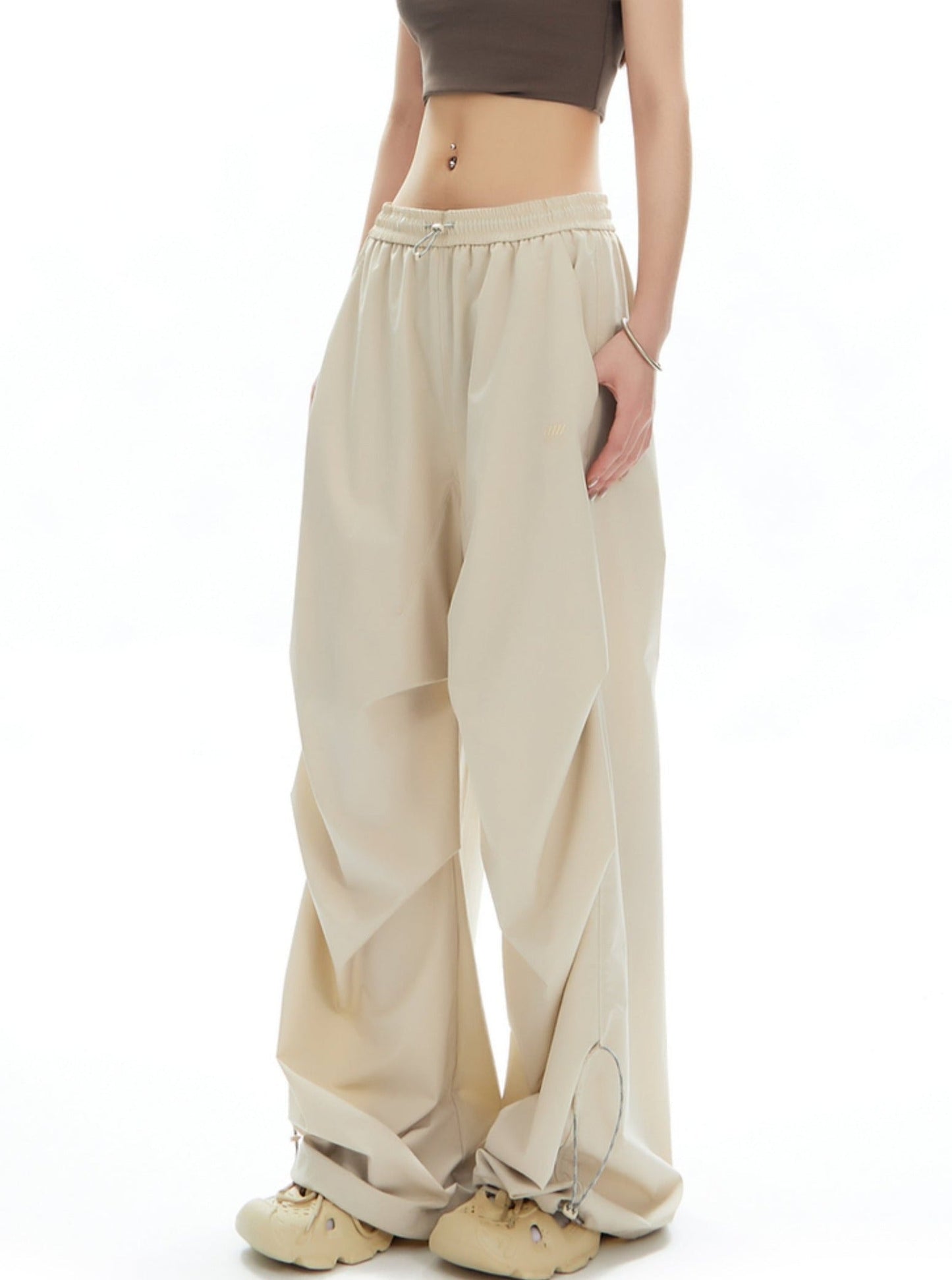 Mountaineering Loose Wide-leg Cargo Pants