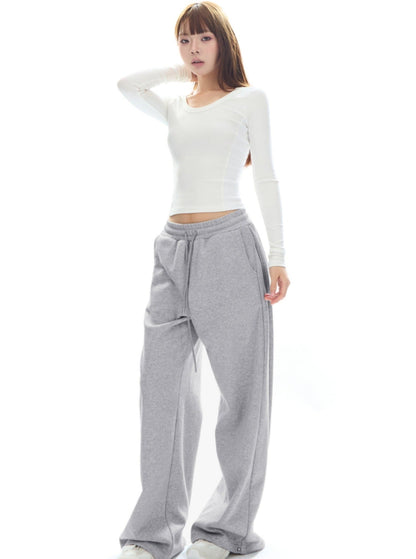 Relaxed Wide-leg Sweatpants
