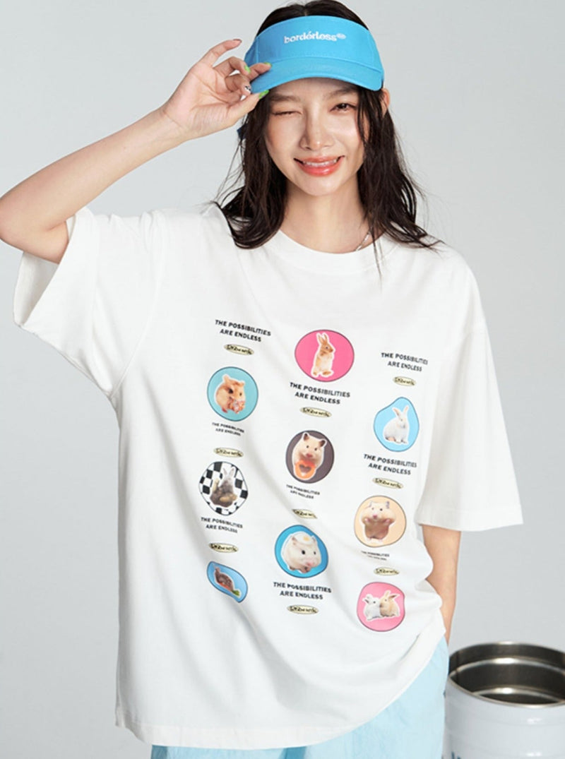Retro Animal Print T-shirt