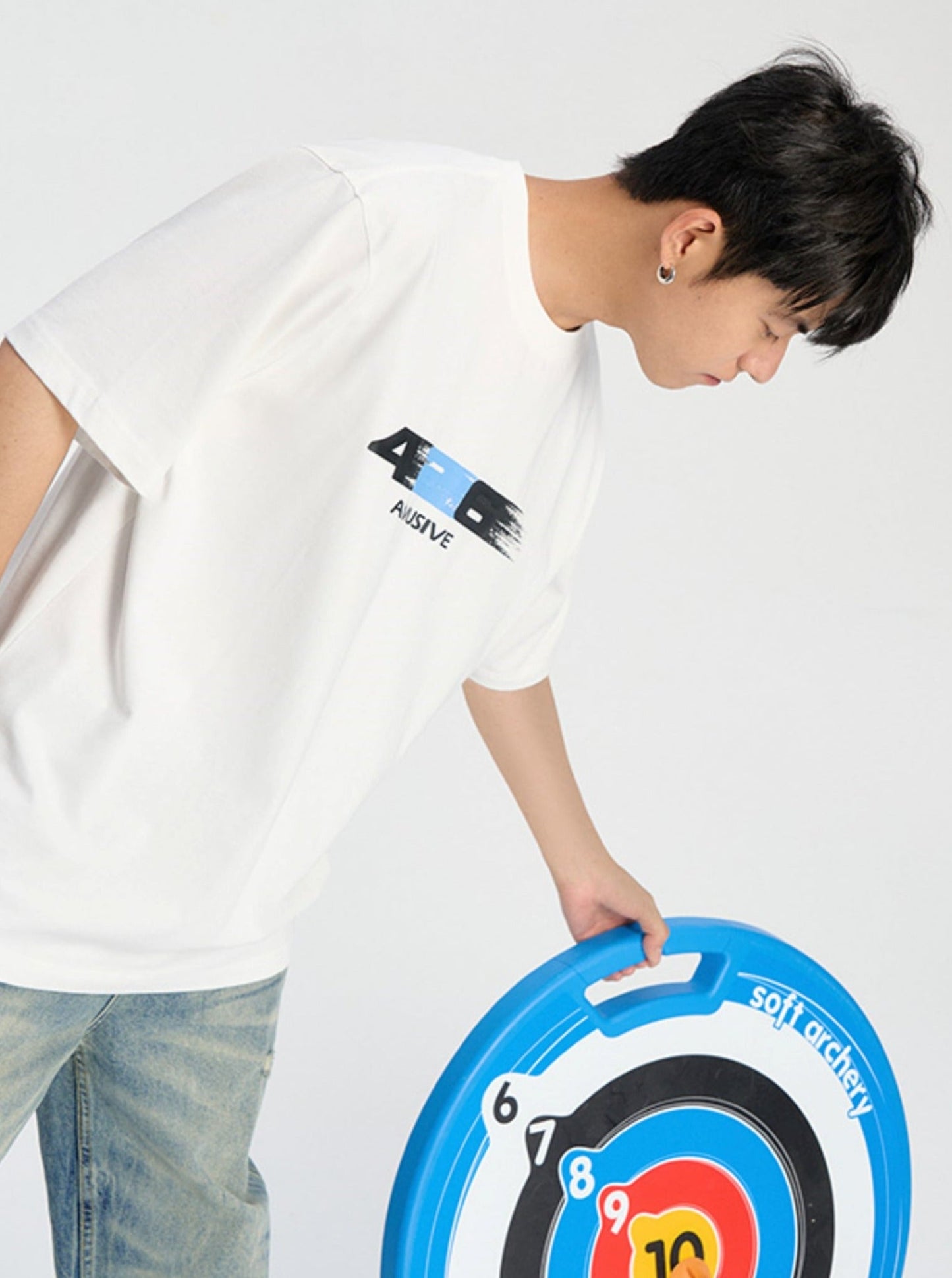Hip Hop Bow T-shirt in National Tide