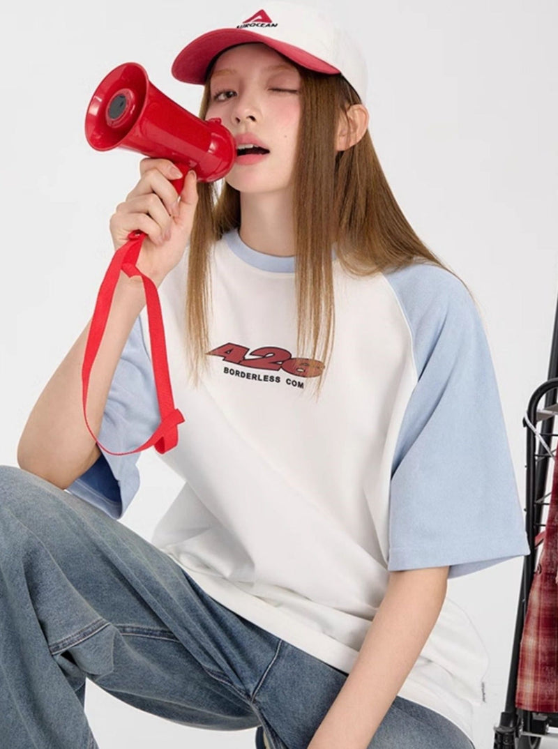 Summer T-shirt in Faux Suede Fabric