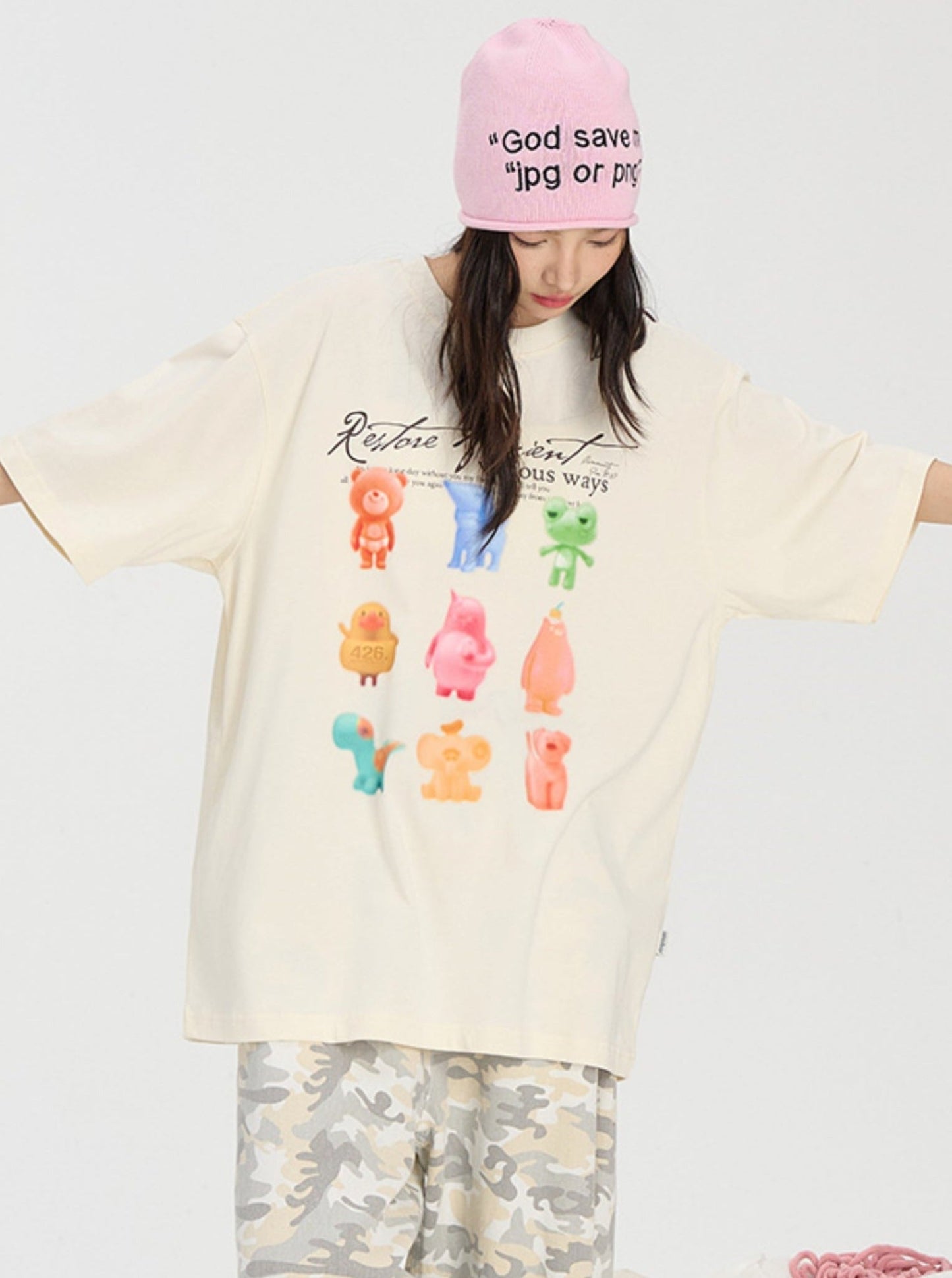 Gummies Print Summer T-shirt