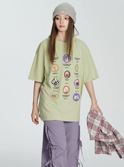Retro Animal Print T-shirt