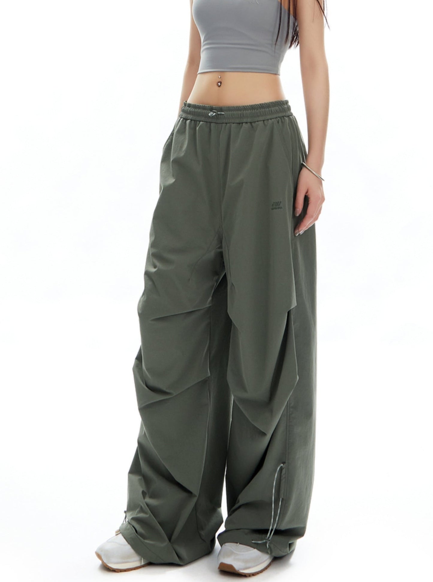 Mountaineering Loose Wide-leg Cargo Pants
