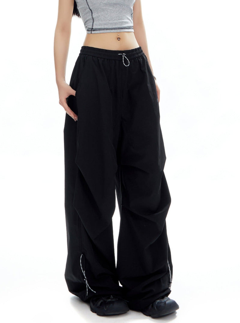 Mountaineering Loose Wide-leg Cargo Pants
