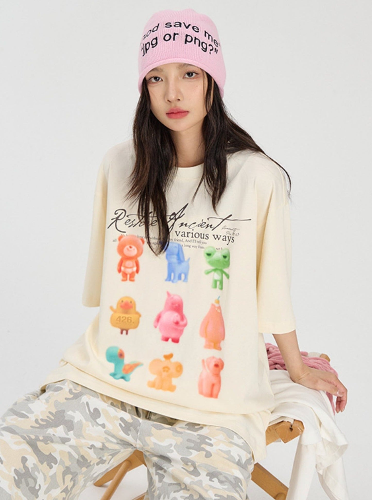 Gummies Print Summer T-shirt