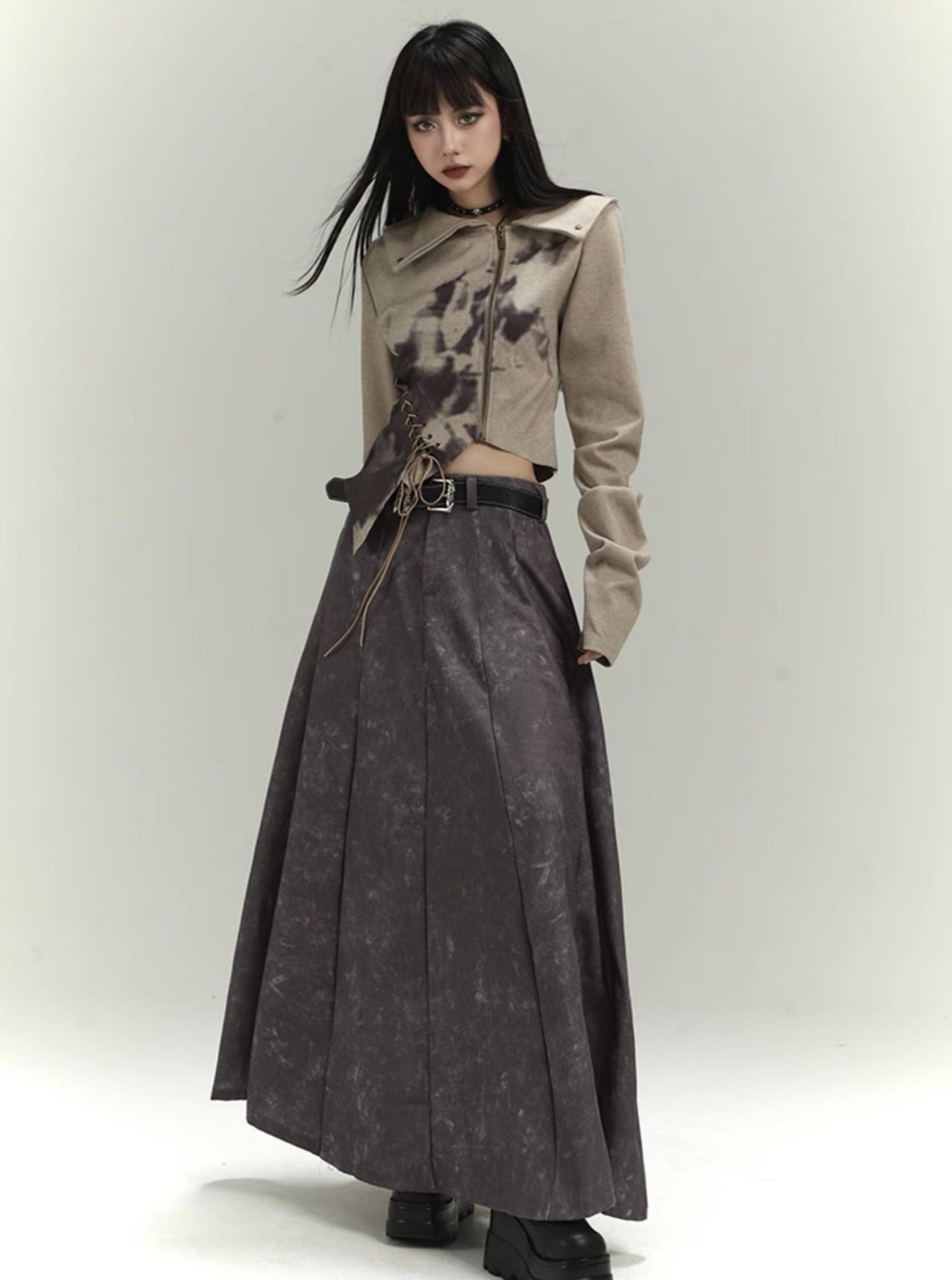 Mopping Gray Skirt