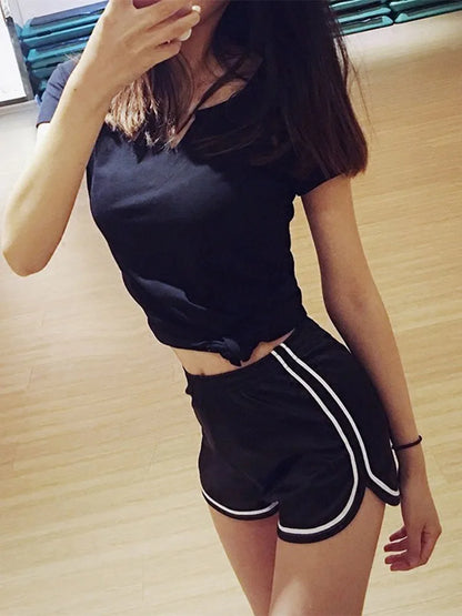 New Shorts Summer Silk Slim Beach White Egde Shorts Hot