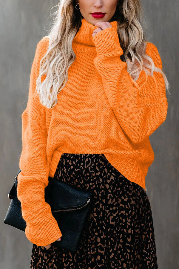 Turtleneck Pullover Sweater
