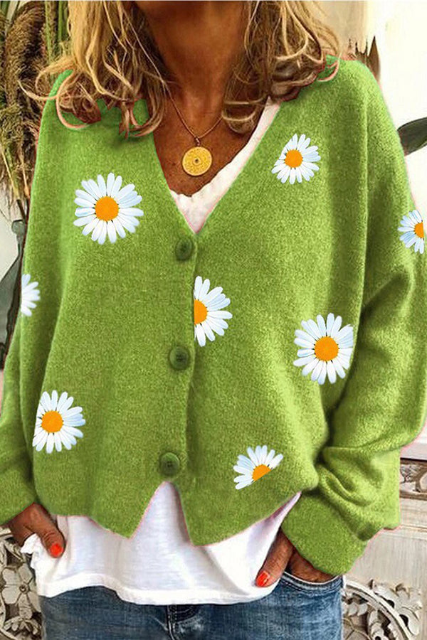 Chrysanthemum Sweater Cardigan