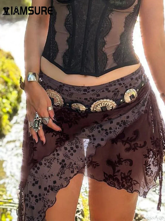 Beach Asymmetrical Skirt