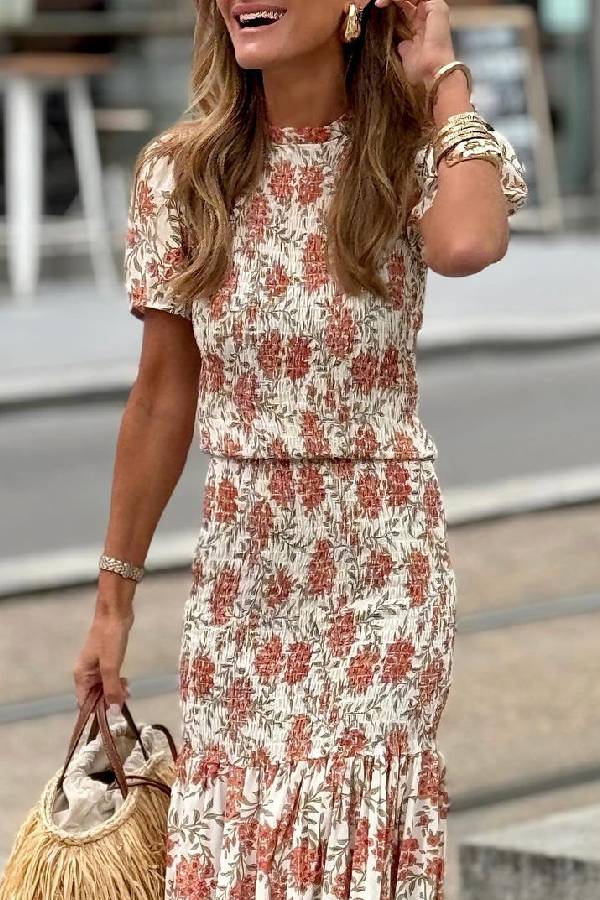 Beach Holiday Waist Tight Long Skirt