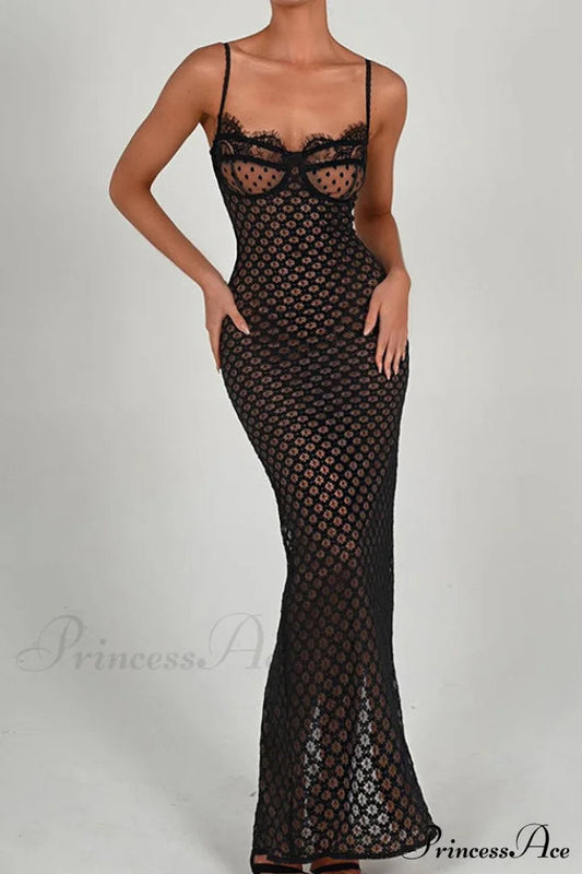 Belindia Lace Stylish Maxi Dress