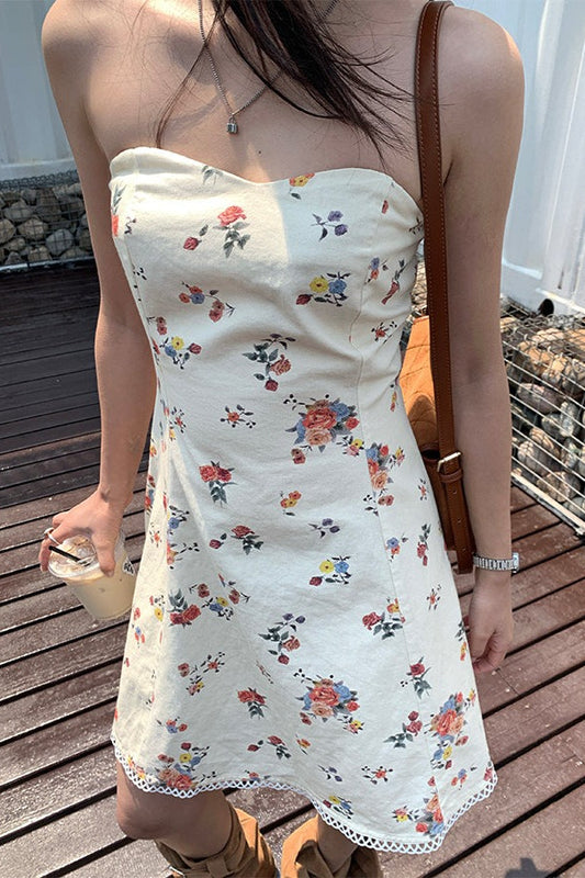 Waist Bandeau Mini Dress