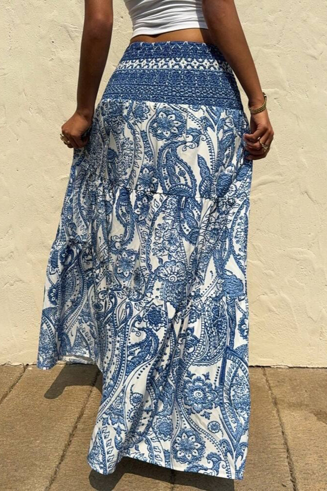 Printed Long Skirt