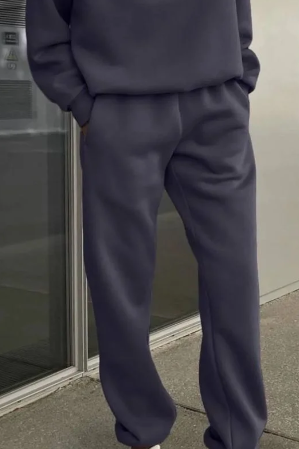 Sweatshirt and Trousers Two-piece Suit